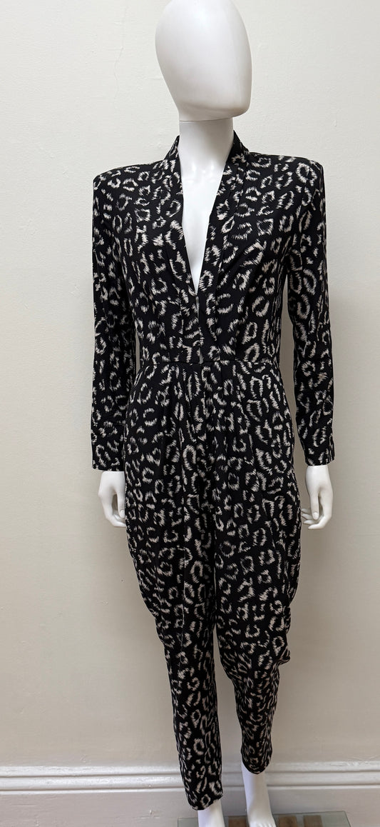 A.L.C. Graphic Print Jumpsuit Size 8