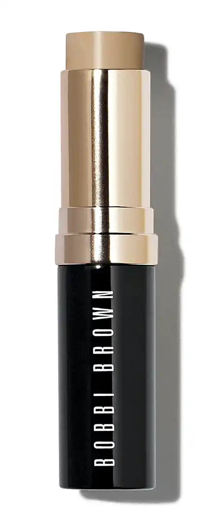 Bobbi Brown Moisturizing Stick Foundation in three shades, new in box, featuring smooth, portable makeup for a natural finish.