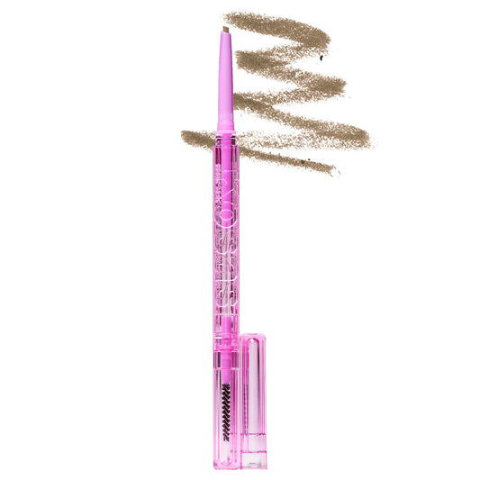 Kosas Brow Pop dual-action eyebrow pencil with filling and shaping tools, available in various shades, new in box.