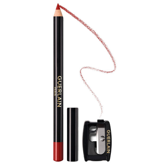 Guerlain Contour G Lip Pencil in Le Burgundy, new in box, showcasing its sleek design and rich burgundy color.