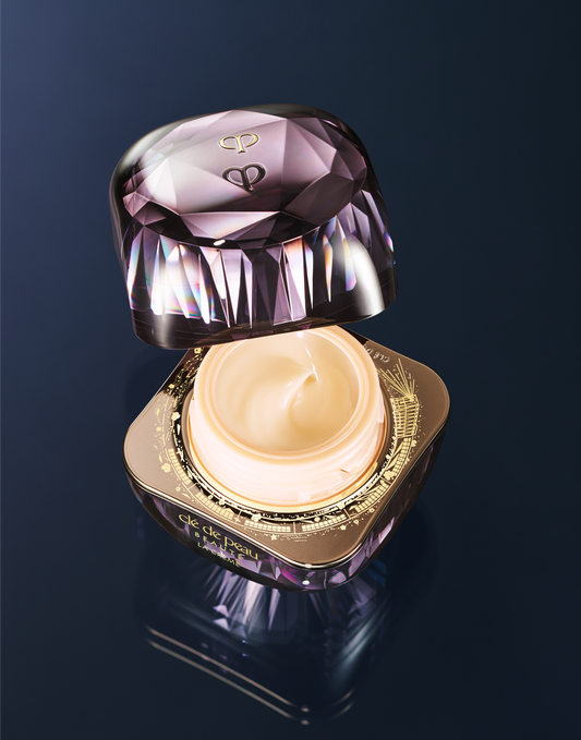 Clé de Peau Beauté The Cream Limited Edition 30g jar, new in box, luxurious skincare product with elegant packaging.