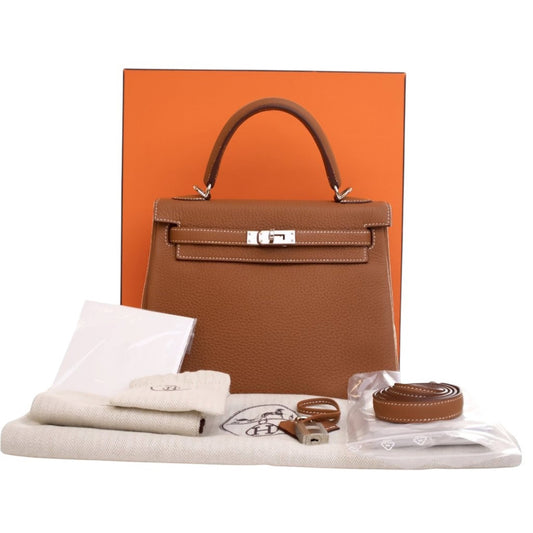 Togo Kelly II Retourne 25 Brown - Lab Luxury Resale