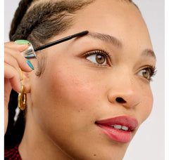 Benefit Cosmetics Browminoes in various shades, unopened, with soft brow powder and applicator for natural eyebrow enhancement.