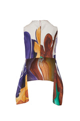 Dorothee Schumacher Rainbow Dreams Silk Blouse Size Large