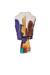 Dorothee Schumacher Rainbow Dreams Silk Blouse Size Large