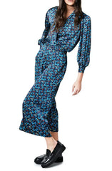 Smythe Blue Floral 2-Piece Set XS