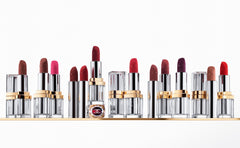 Chanel 31 Le Rouge lipstick refill in various shades, new in box, shown in a close-up image of the beauty product.