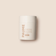 PAUME Overnight Hand & Foot Hydration Mask in jar and refill, showing the beauty skincare product with cream inside