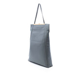 Smooth Calfskin Clasp Cabas Tote Gray - Lab Luxury Resale