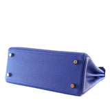 Togo Kelly II Retourne 25 Blue - Lab Luxury Resale