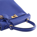 Togo Kelly II Retourne 25 Blue - Lab Luxury Resale
