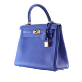 Togo Kelly II Retourne 25 Blue - Lab Luxury Resale