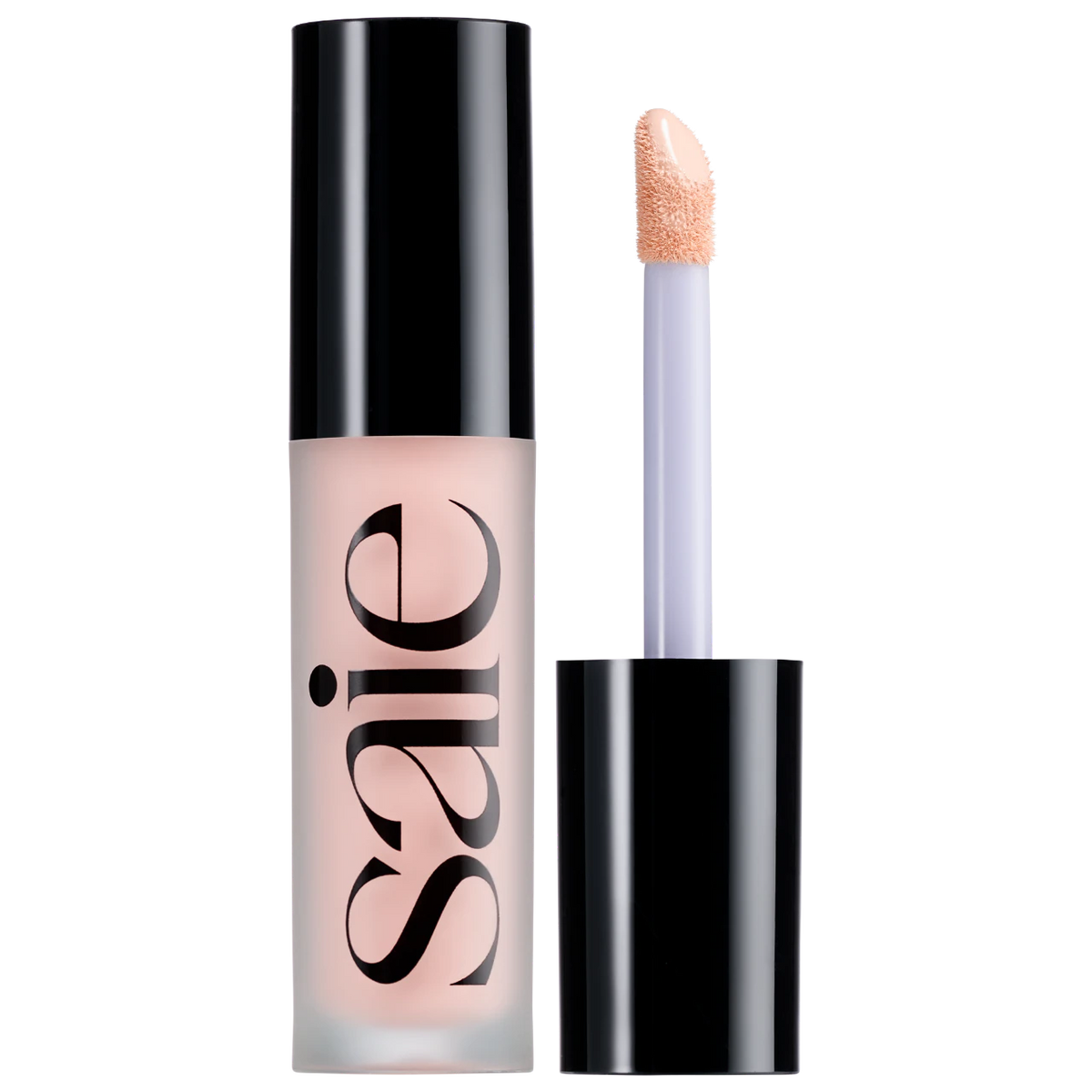Saie Slip Tint Radiant All-Over Concealer in multiple shades, displayed in packaging, ideal for natural beauty and skin tone blending.