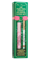 Too Faced Lip Injection lip liner and plumping gloss set, unopened, featuring the lip enhancing products in their packaging.