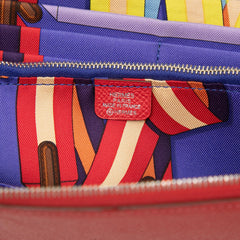 Epsom Azap Silk In Long Walllet Red - Lab Luxury Resale
