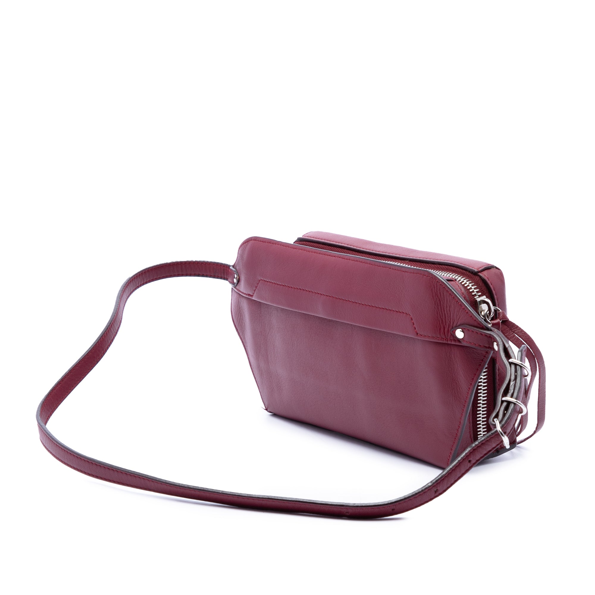 Calfskin Papier Belt Bag Red - Lab Luxury Resale