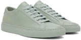 Woman by COMMON PROJECTS Green Achilles Low Sneakers NIB Size 38