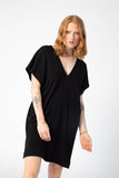 Sidia Black Short Caftan (several sizes) NEW-Dresses-LAB