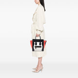 Celine Micro Tricolor Canvas and Leather Luggage Tote