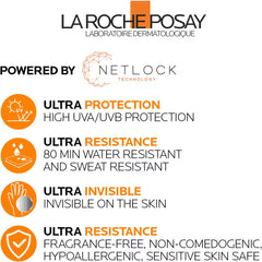 La Roche-Posay  Anthelios Face Sunscreen - Ultra-Fluid Sun Lotion SPF 50 NIB