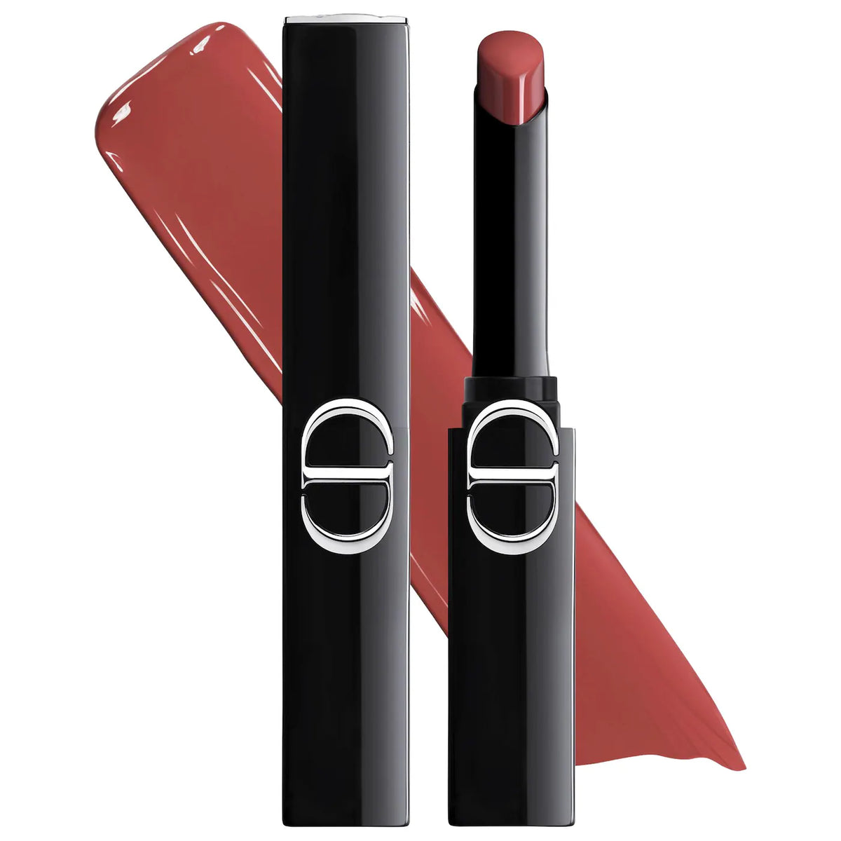 Dior Rouge Dior On Stage lipstick in multiple shades, new in box, featuring sleek packaging and vibrant color options.