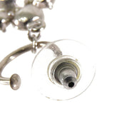CC Silver Plated Crystal Dangle Earrings Silver - Lab Luxury Resale