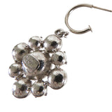 CC Silver Plated Crystal Dangle Earrings Silver - Lab Luxury Resale