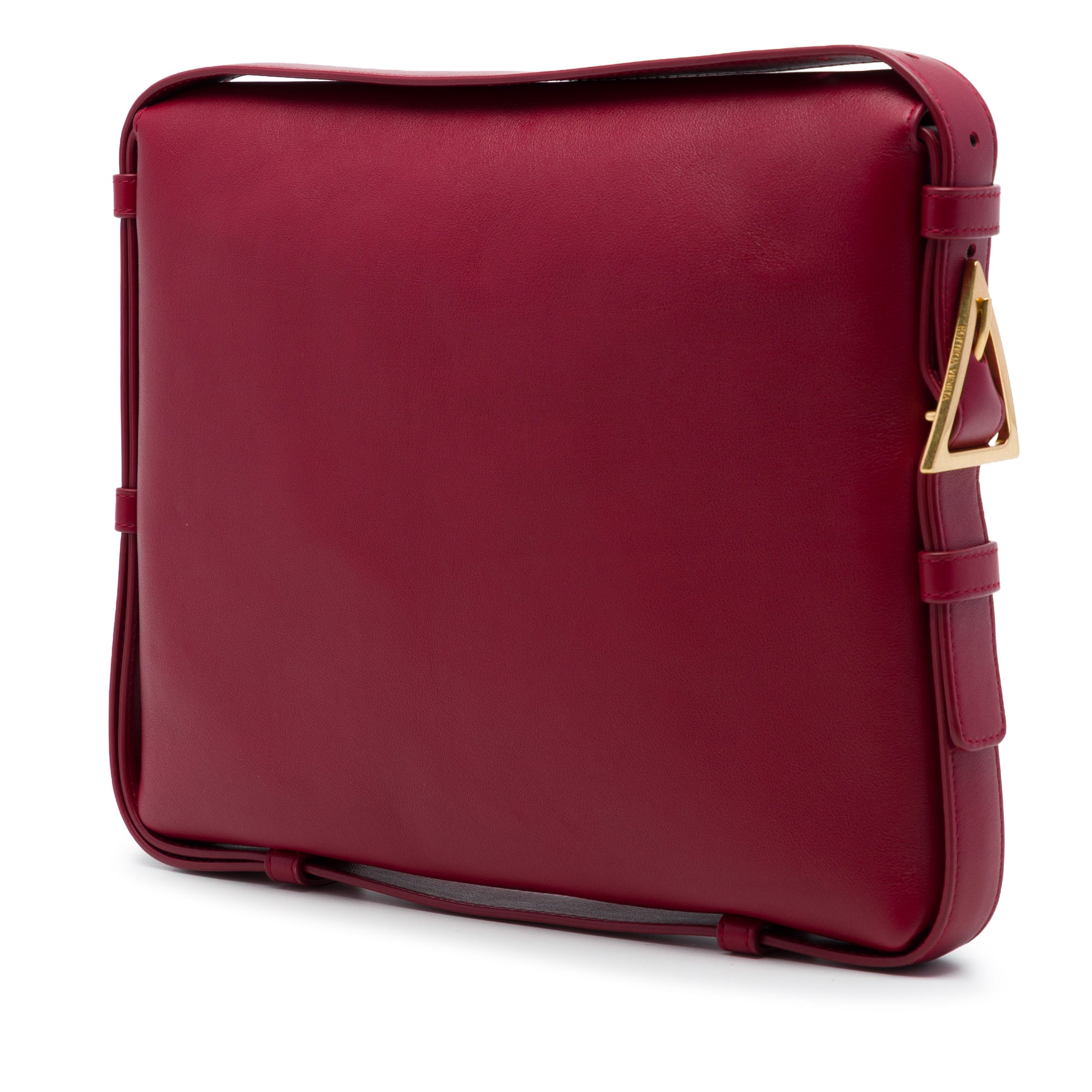 Calfskin Cradle Shoulder Bag Red - Lab Luxury Resale