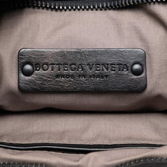 Leather Intreccio Imperatore Crossbody Black - Lab Luxury Resale