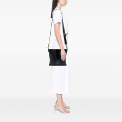 Leather Intreccio Imperatore Crossbody Black - Lab Luxury Resale