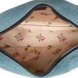 Small GG Marmont Matelasse Denim Pearly Crossbody Blue - Lab Luxury Resale