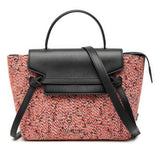Celine Micro Tweed Belt Satchel