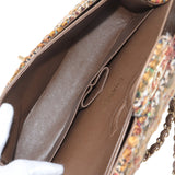 Medium Classic Tweed Double Flap Brown - Lab Luxury Resale