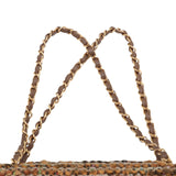 Medium Classic Tweed Double Flap Brown - Lab Luxury Resale