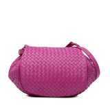 Nappa Intrecciato Flap Crossbody Pink - Lab Luxury Resale
