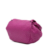 Nappa Intrecciato Flap Crossbody Pink - Lab Luxury Resale