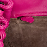 Nappa Intrecciato Flap Crossbody Pink - Lab Luxury Resale