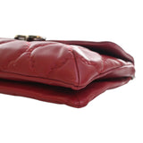 CC Quilted Calfskin Double Stitch Hamptons Flap Red - Lab Luxury Resale