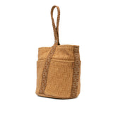 Woven Straw Saxo MM Brown - Lab Luxury Resale