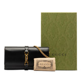 Gucci Jackie 1961 Wallet On Chain Black