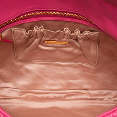Matelasse Nappa Crystal Chain Satchel Pink - Lab Luxury Resale