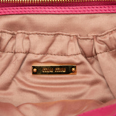 Matelasse Nappa Crystal Chain Satchel Pink - Lab Luxury Resale