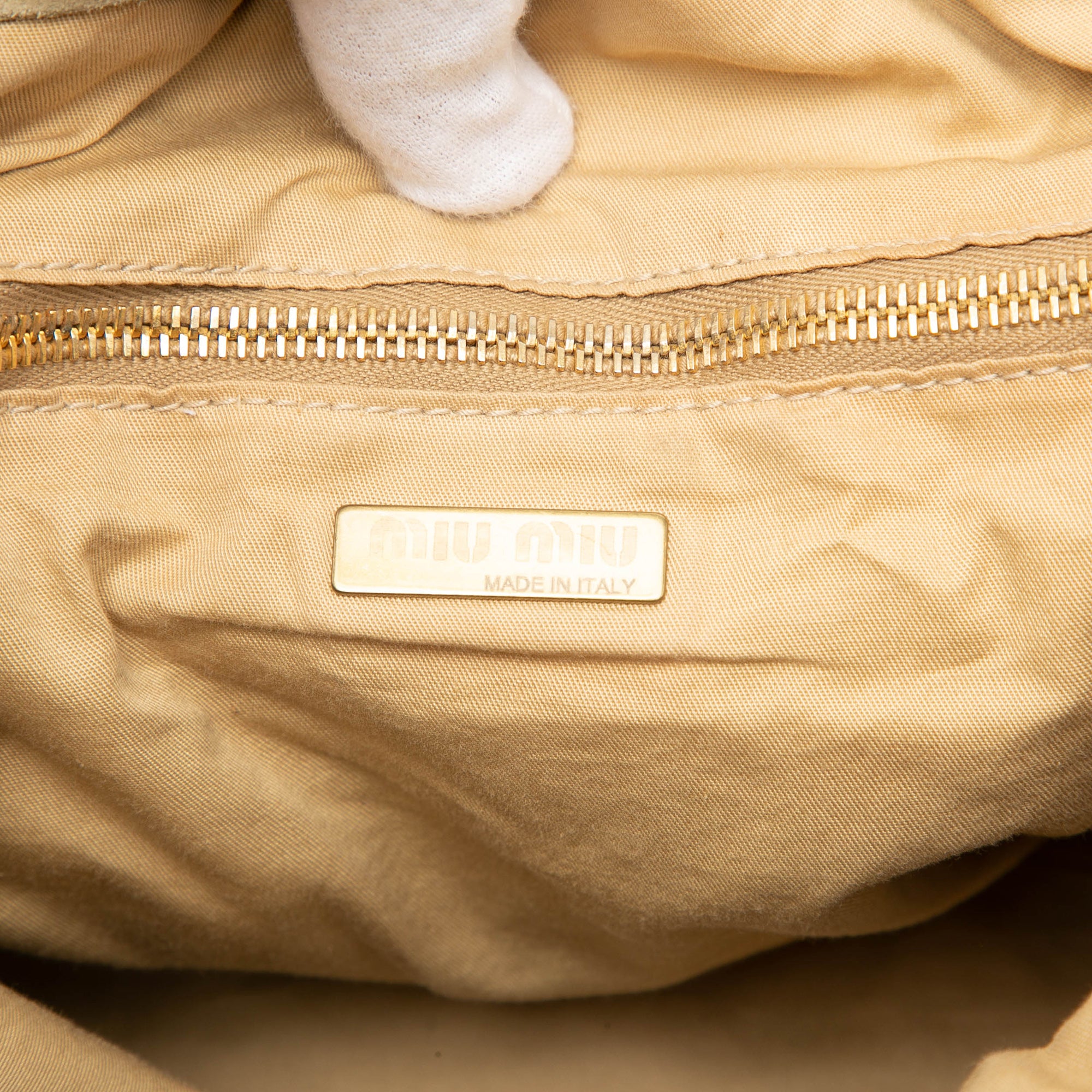 Laser Cut Suede Bamboo Top Handle Bag Brown - Lab Luxury Resale