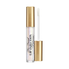Too Faced Lip Injection Extreme lip plumper in multiple shades, new in box, showing the glossy packaging and product tube.