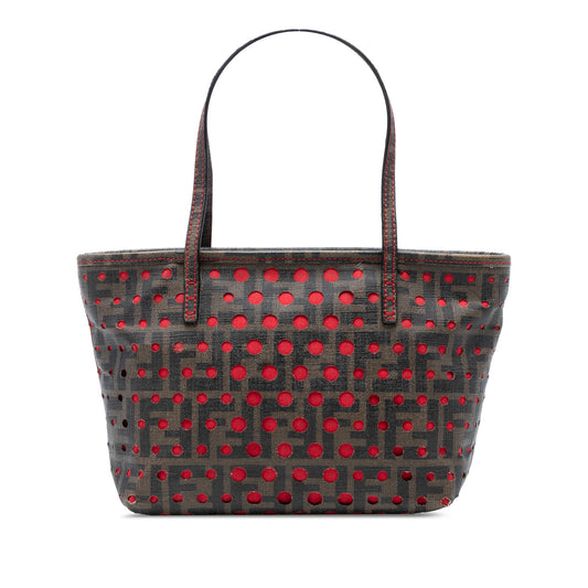 Small Perforated Zucca Spalmati Roll Tote Brown - Lab Luxury Resale