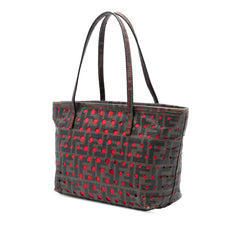 Small Perforated Zucca Spalmati Roll Tote Brown - Lab Luxury Resale