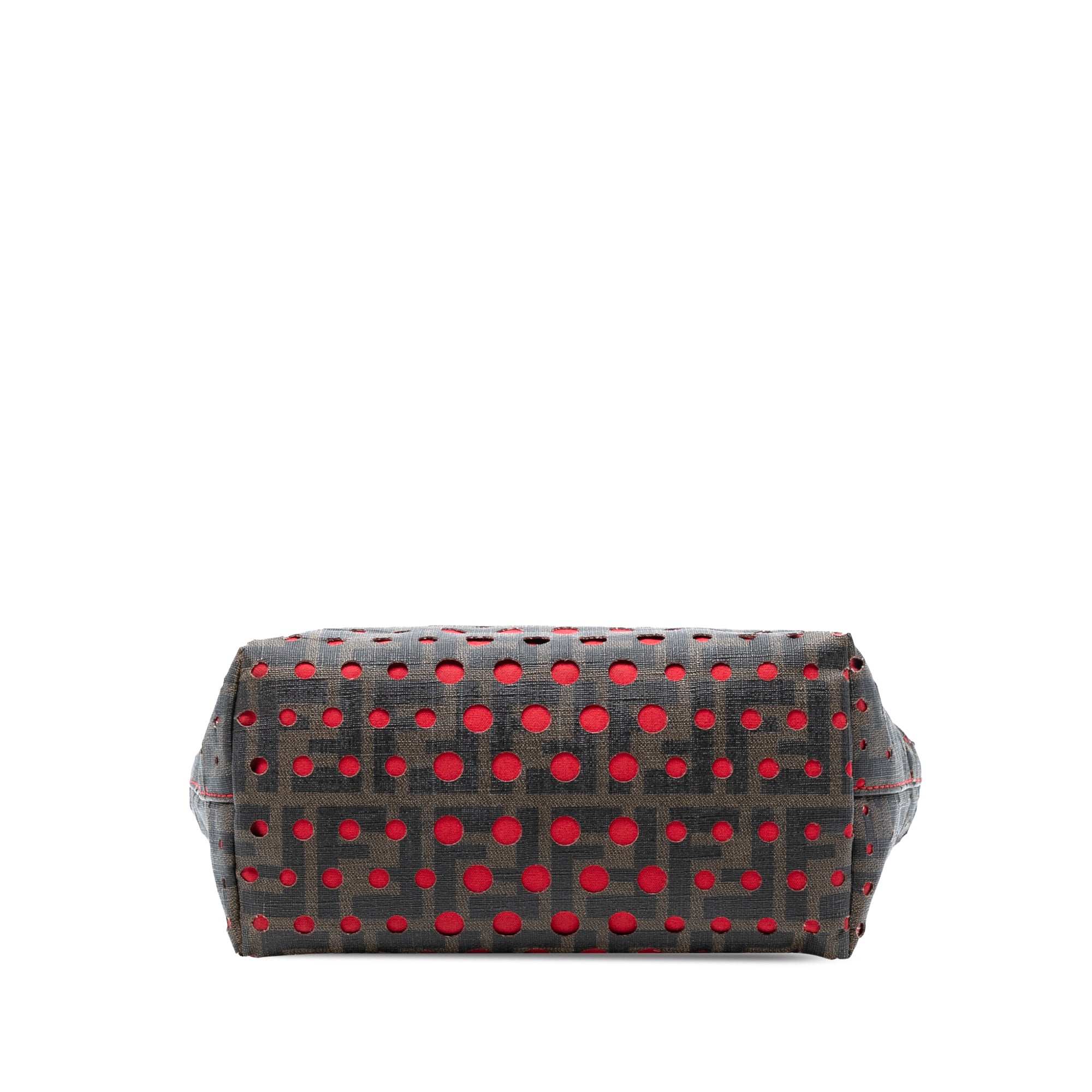 Small Perforated Zucca Spalmati Roll Tote Brown - Lab Luxury Resale
