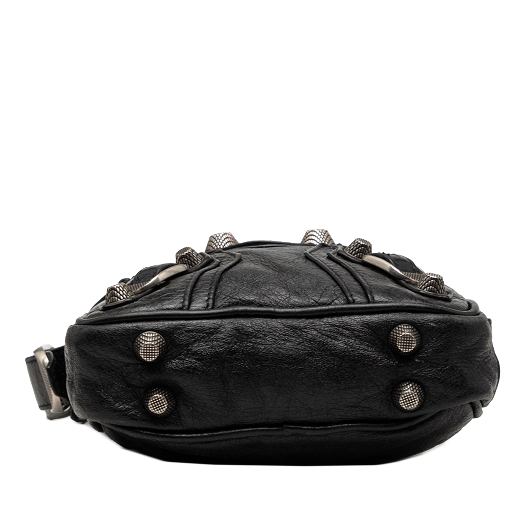 Lambskin Motocross Le Cagole Messenger Bag Black - Lab Luxury Resale