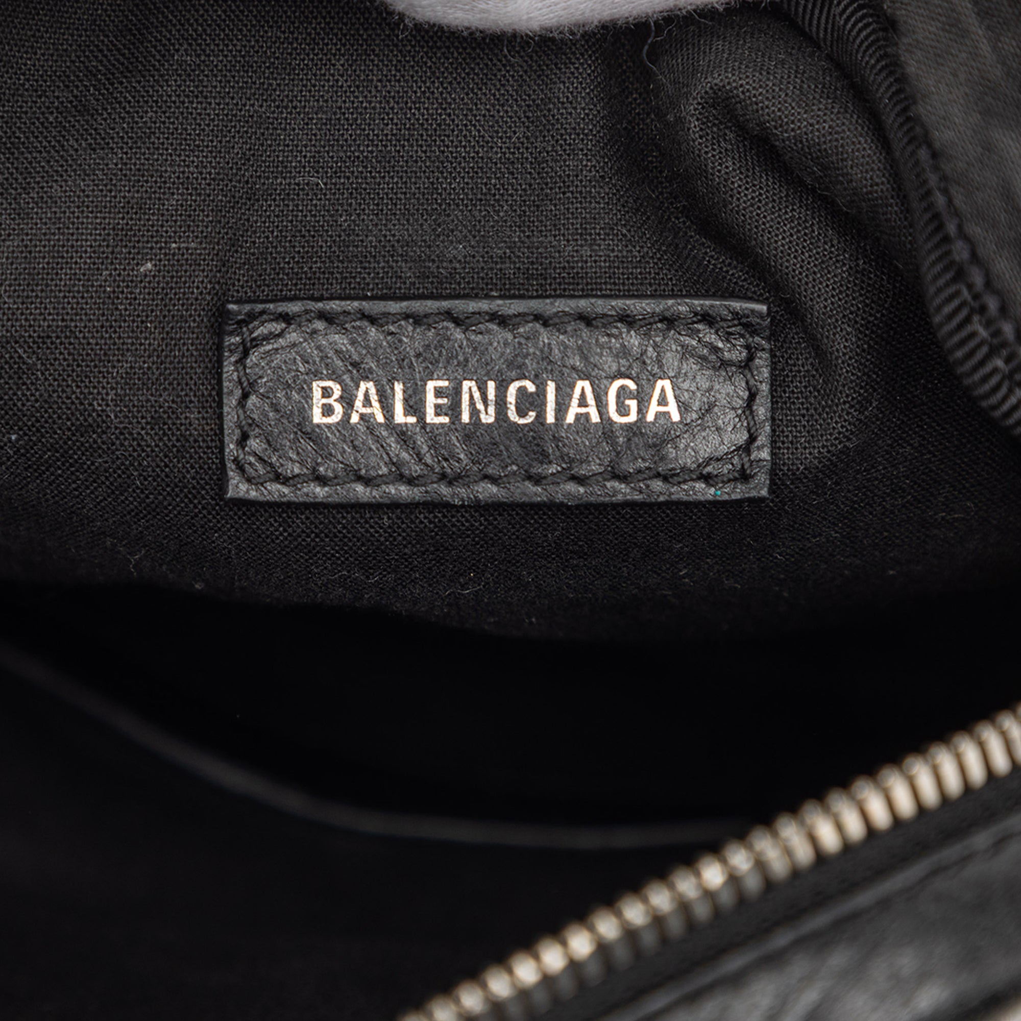 Lambskin Motocross Le Cagole Messenger Bag Black - Lab Luxury Resale