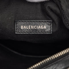 Lambskin Motocross Le Cagole Messenger Bag Black - Lab Luxury Resale